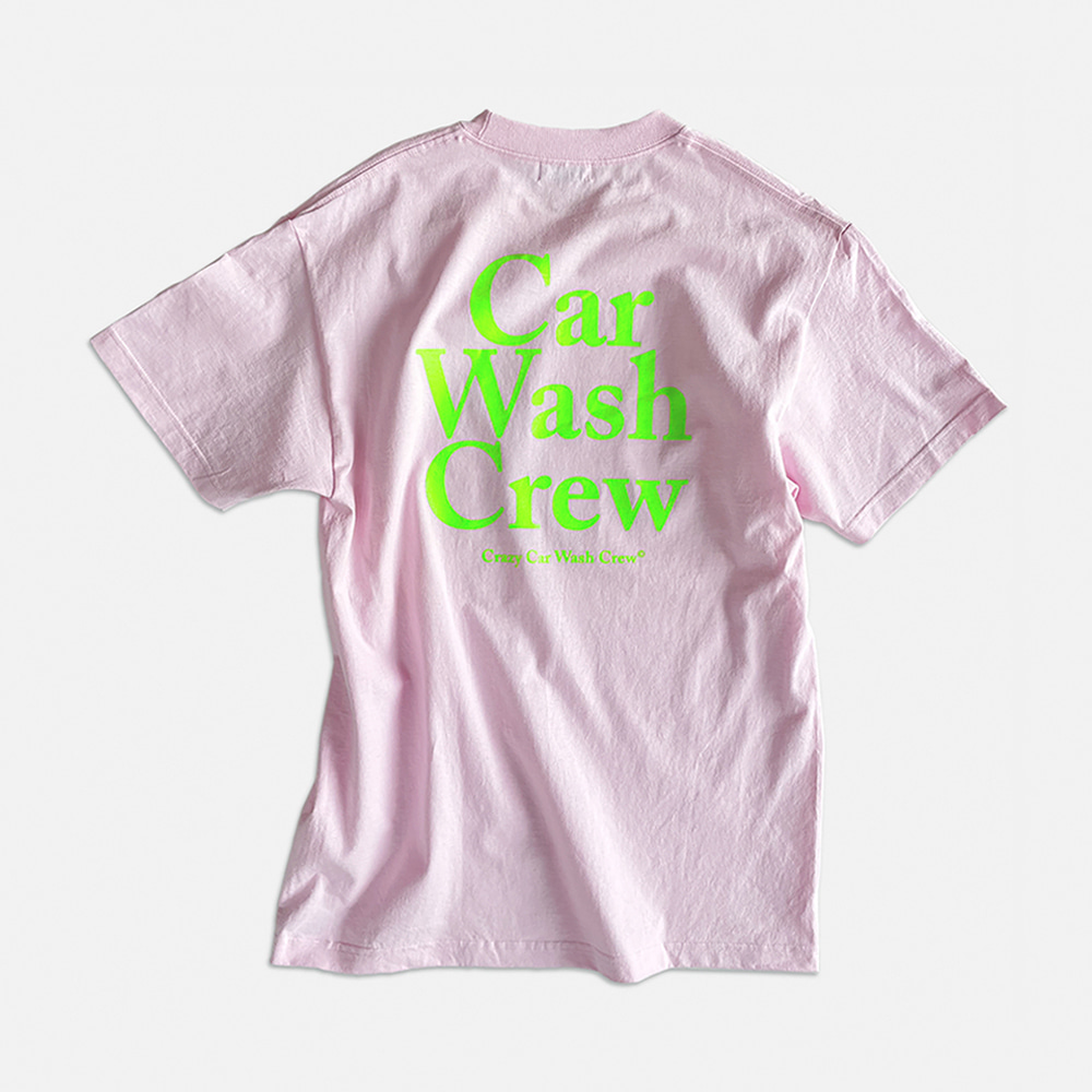 CAR WASH CREW T-SHIRTS PINK