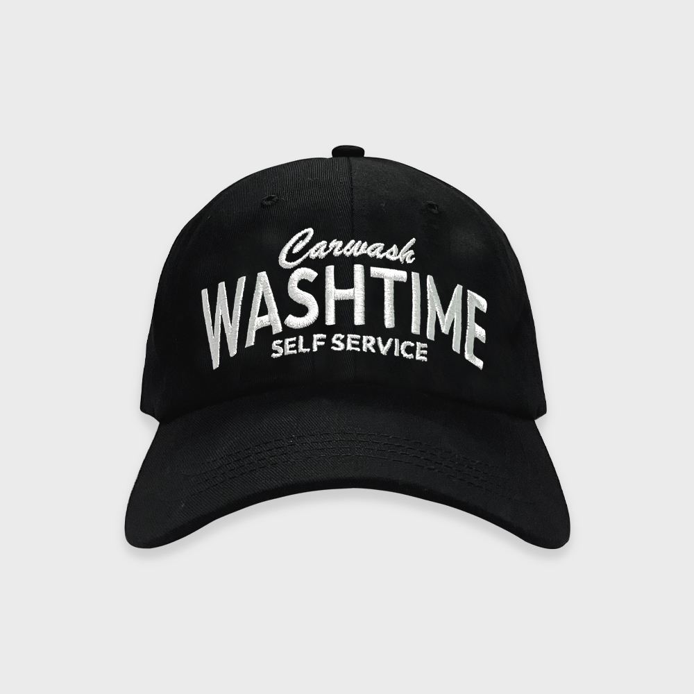 WASH TIME BALL CAP BLACK